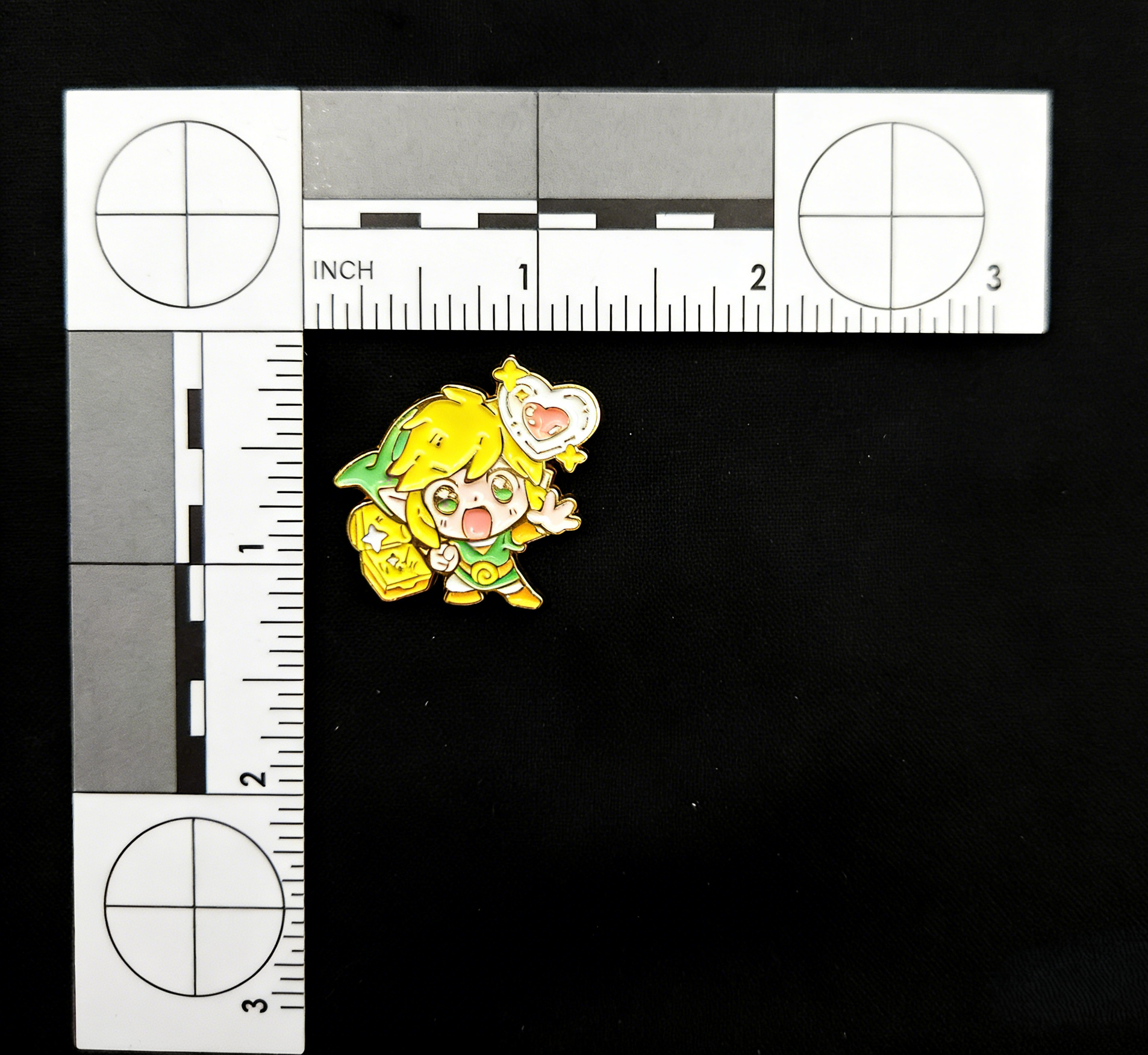 The Legend of Zelda Chibi Link Found Heart Container