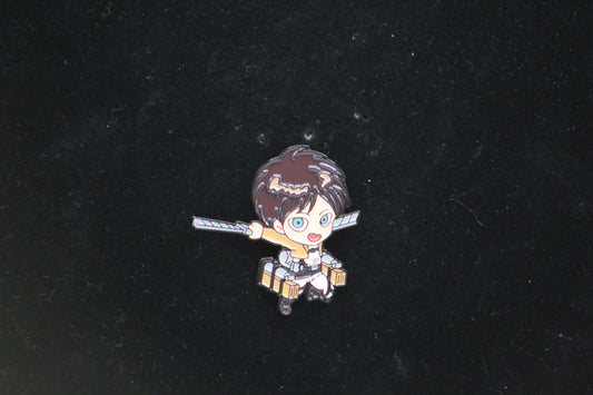 Attack on Titan Eren Kawaii Pin