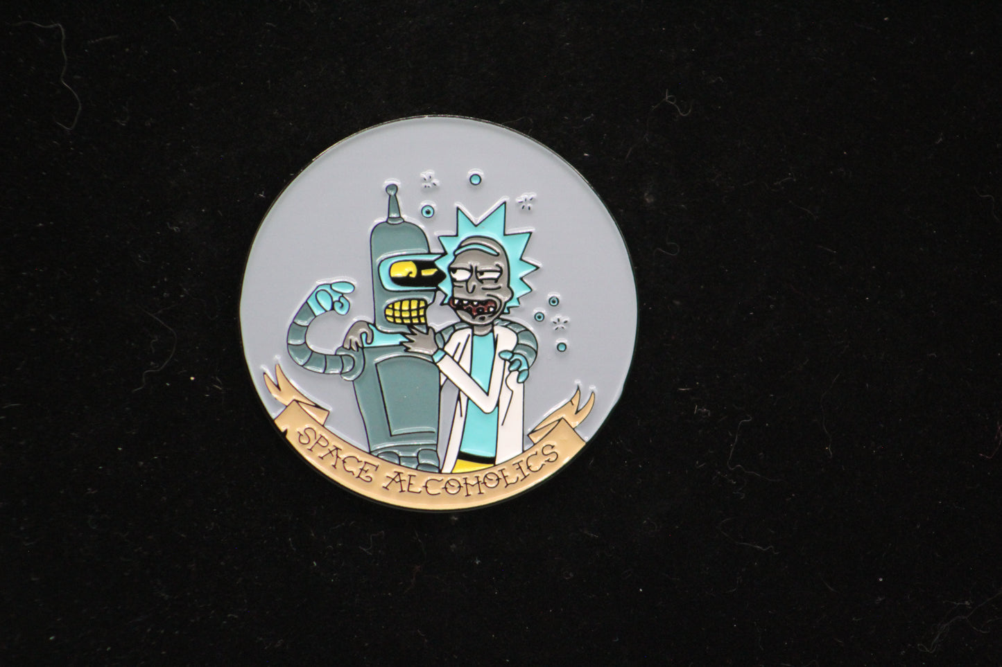 Futurama Bender and Rick Pin