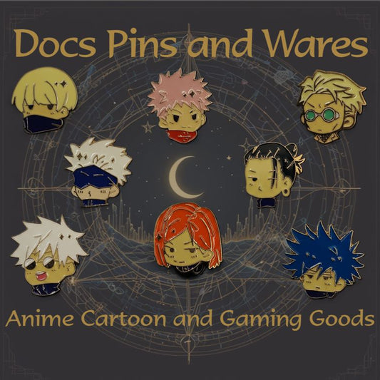 Jujitsu Kaizen Chibi Mini Pin Set