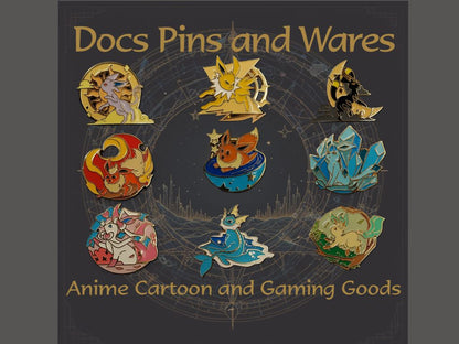 Pokemon Eevee Evolution Pin Collection