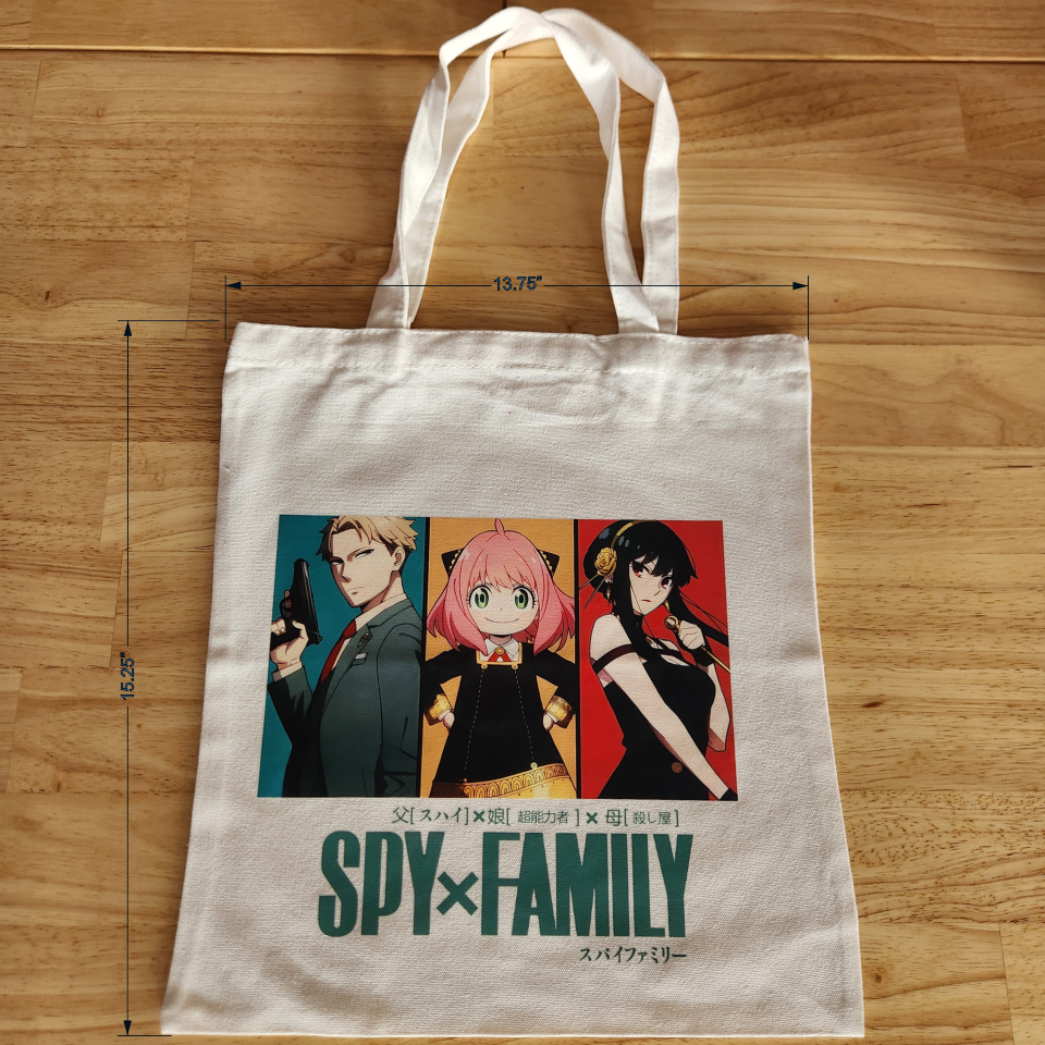 Spy X Family Tote Bags
