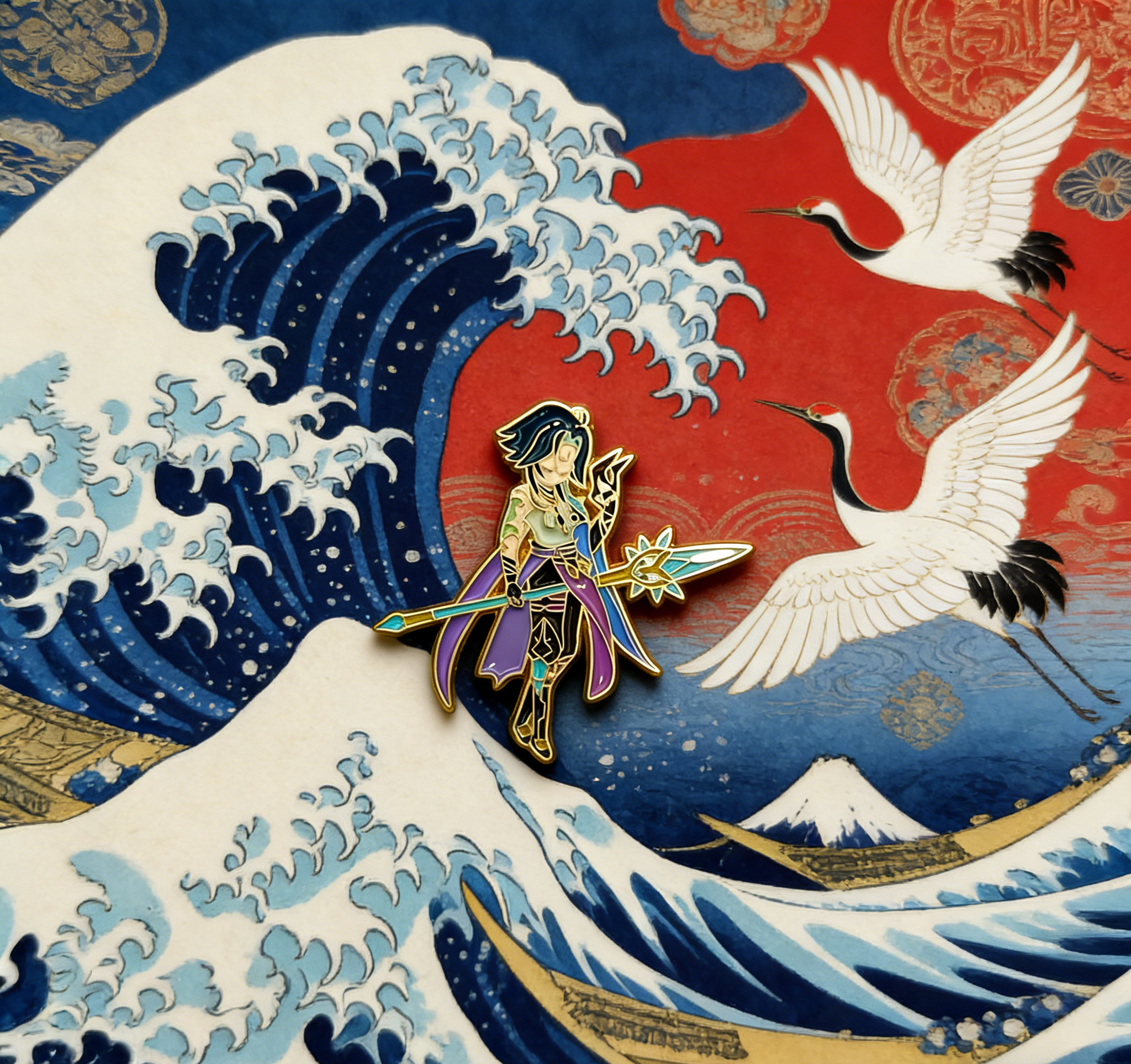 Genshin Impact Mini Pin Collection