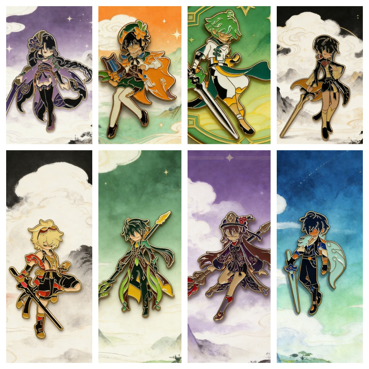 Genshin Impact Pin Collection