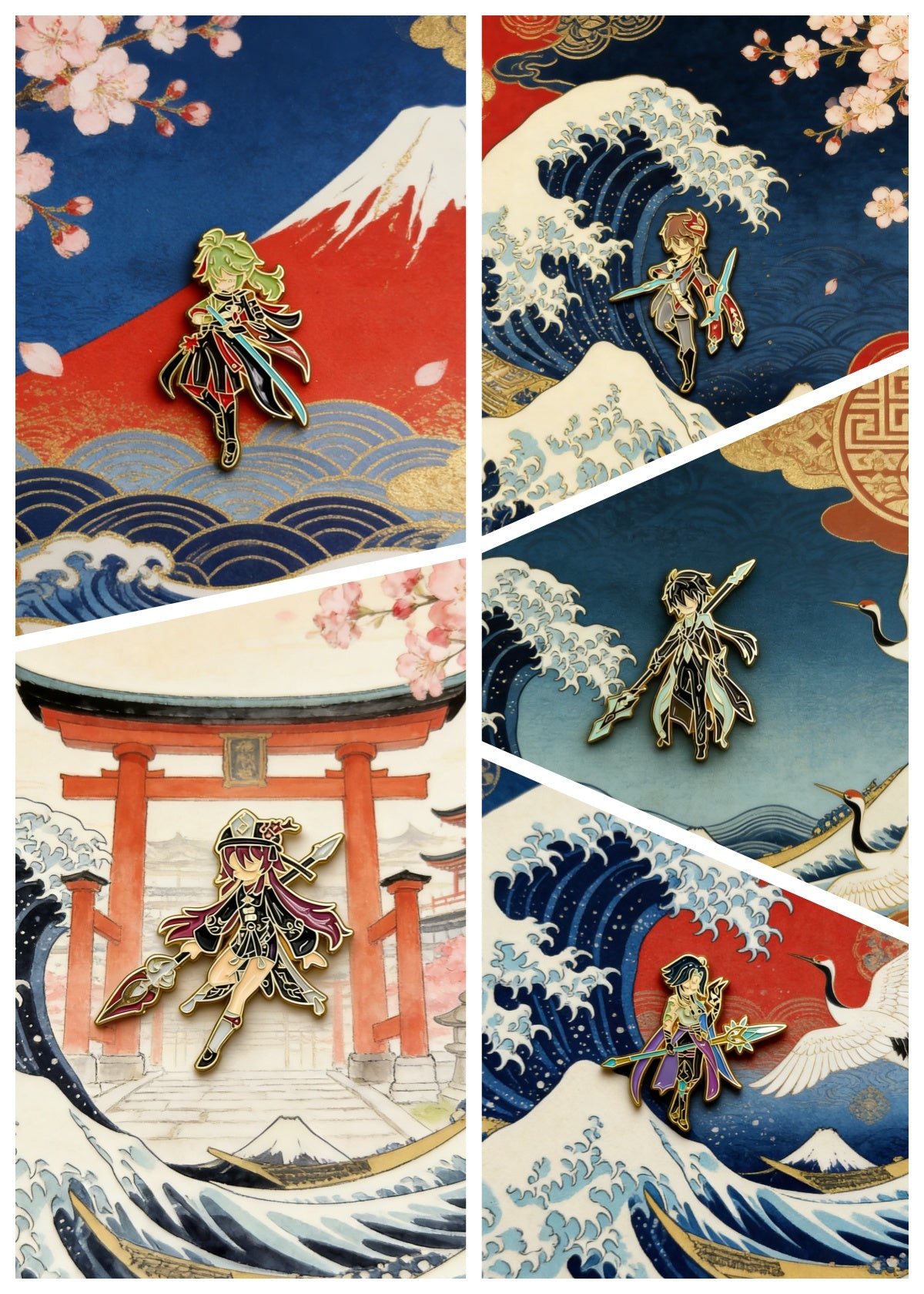 Genshin Impact Mini Pin Collection