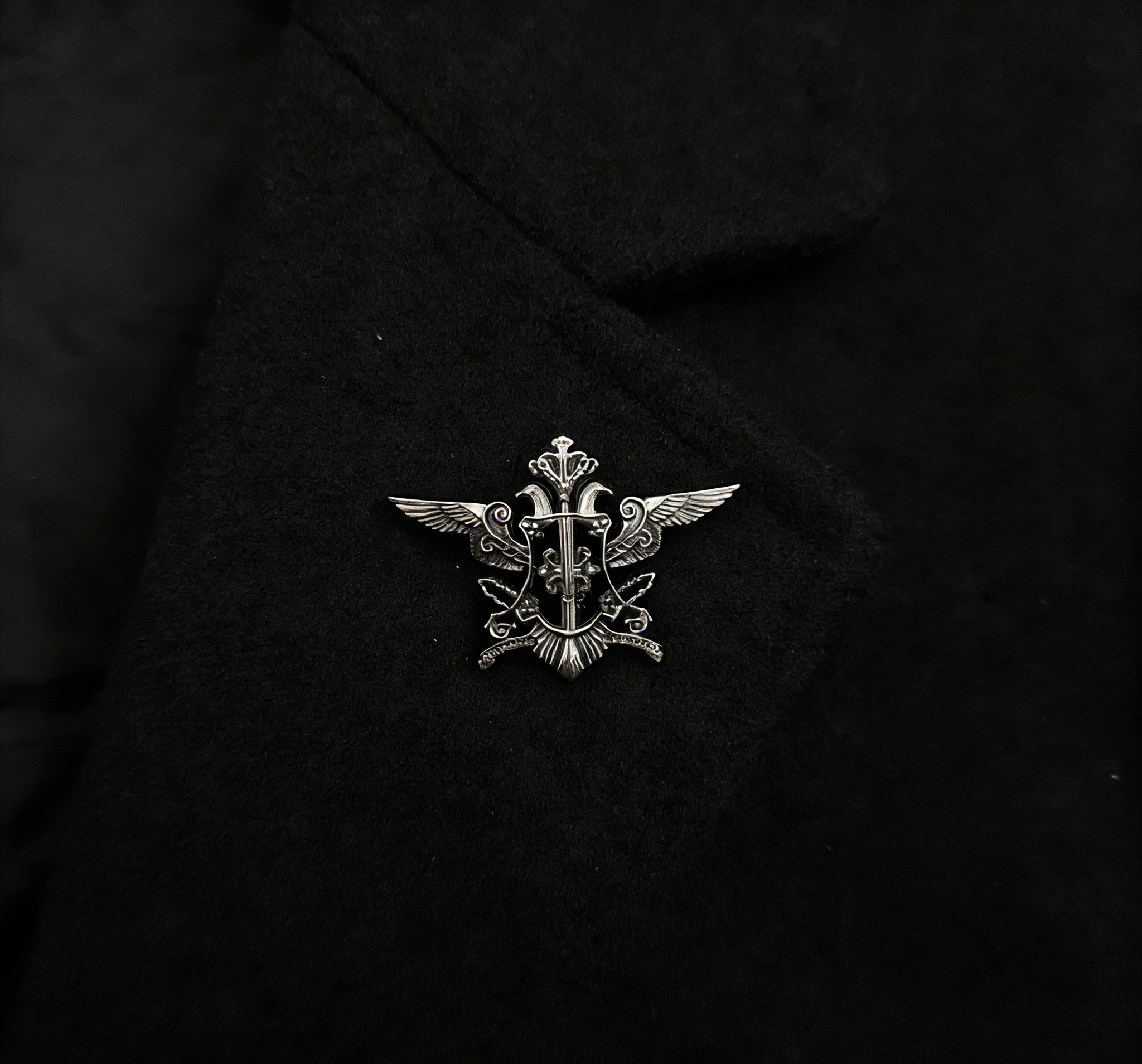 Black Butler Eagle Logo  Pin