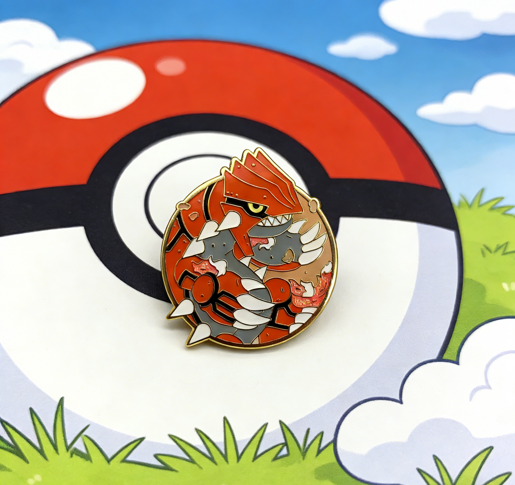 Pokemon Groudon Pin