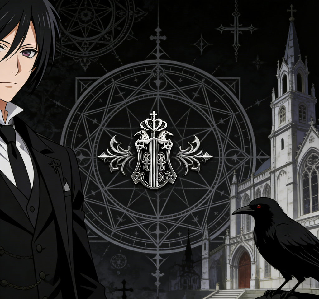 Black Butler Sebastian Michealis Lapel Pin