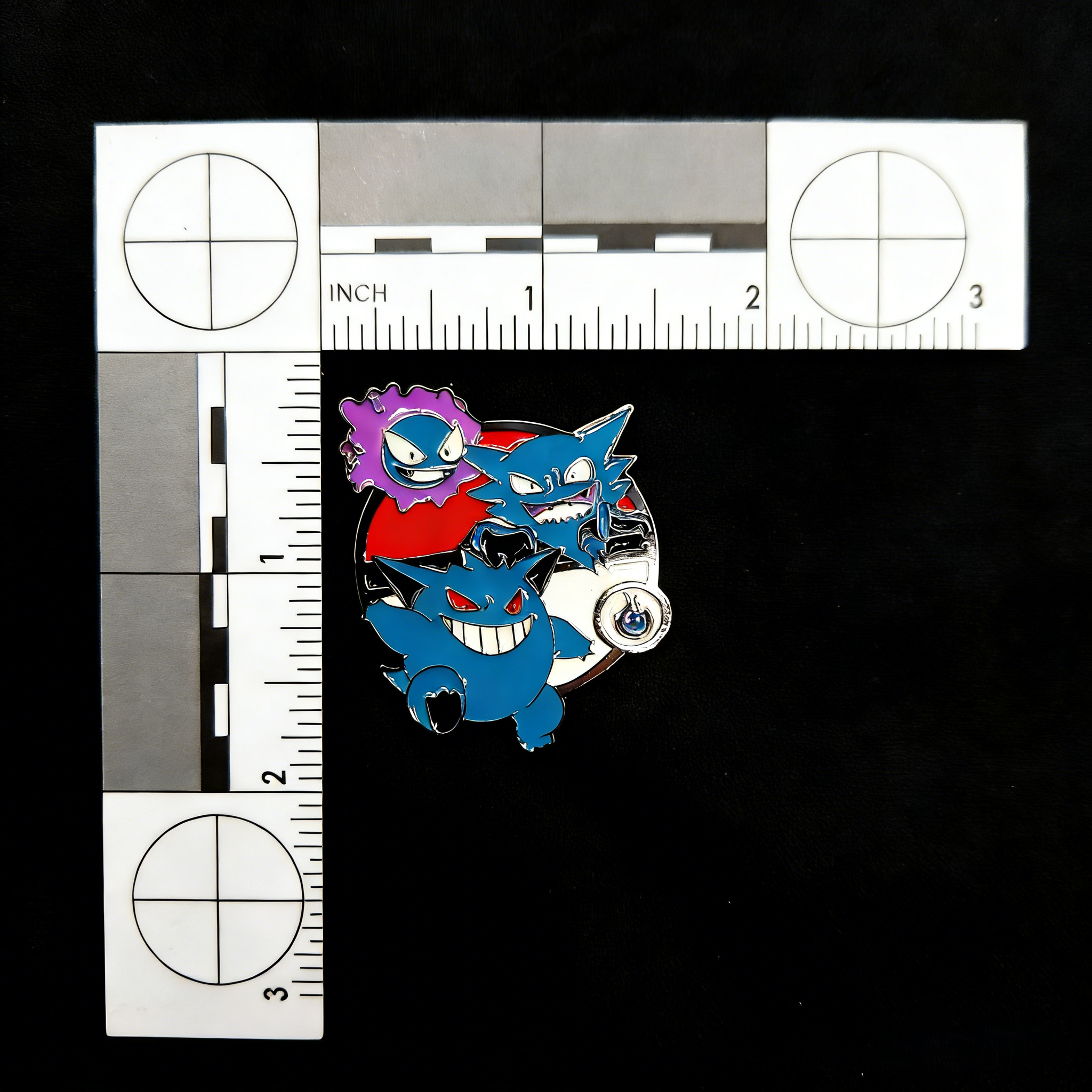 Pokemon Ghastly Haunter and Gengar Pin