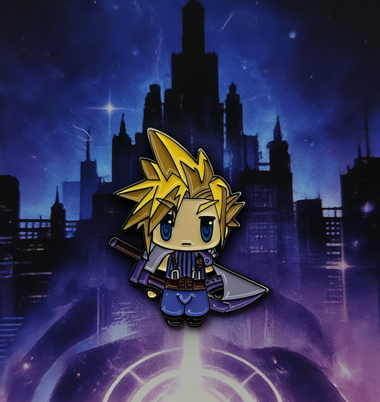 Final Fantasy VII Chibi Cloud Pin
