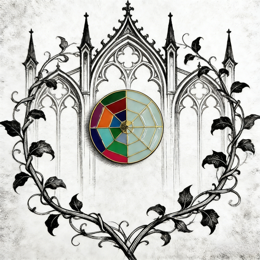 Wednesday and Enid Window Pin