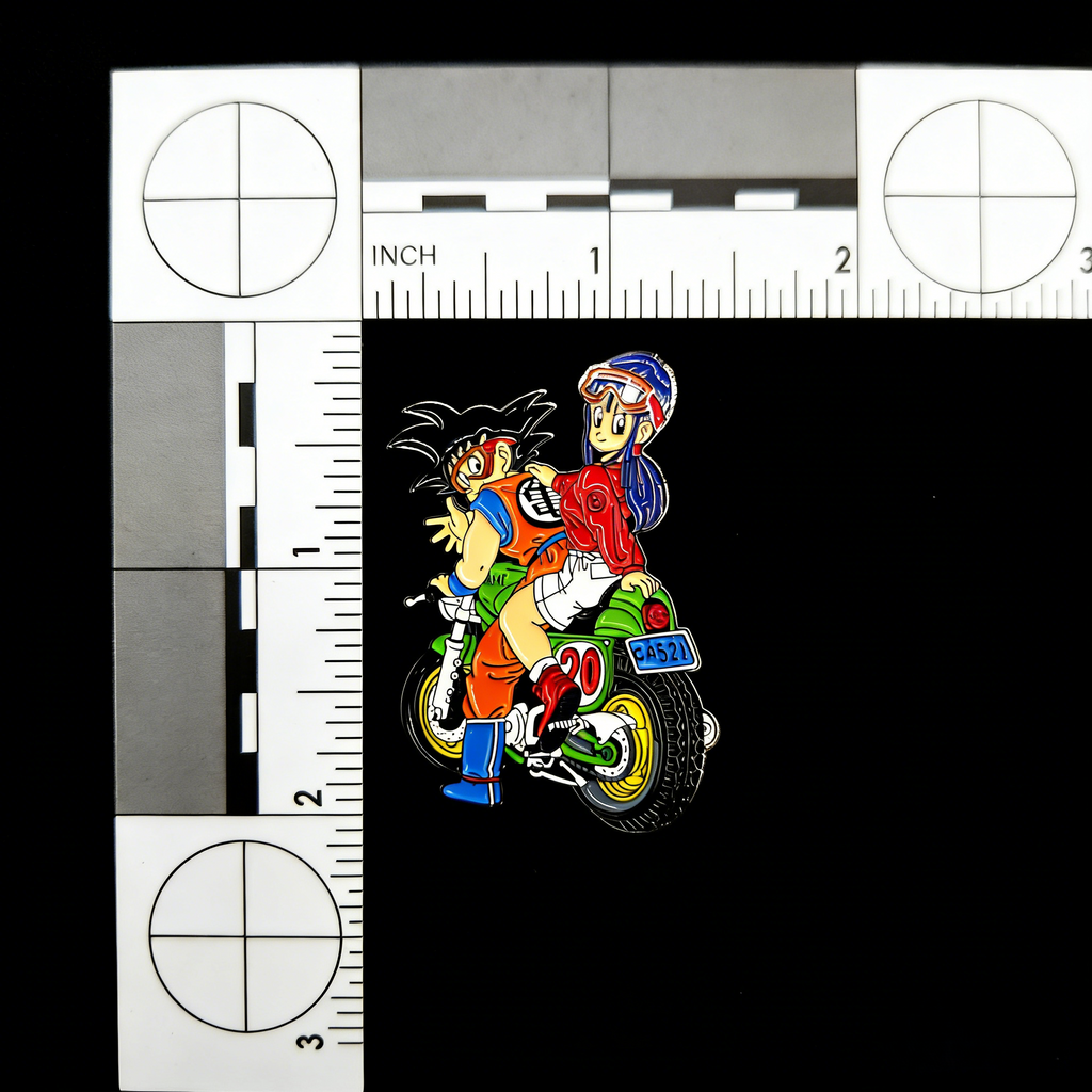 Dragon Ball Goku and Bulma Pin