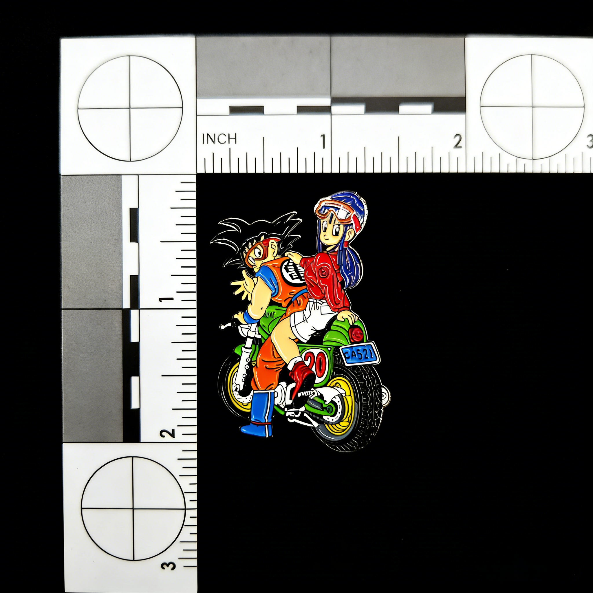 Dragon Ball Goku and Bulma Pin