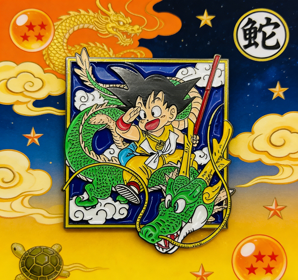 Dragon Ball Goku and Shenron Pin