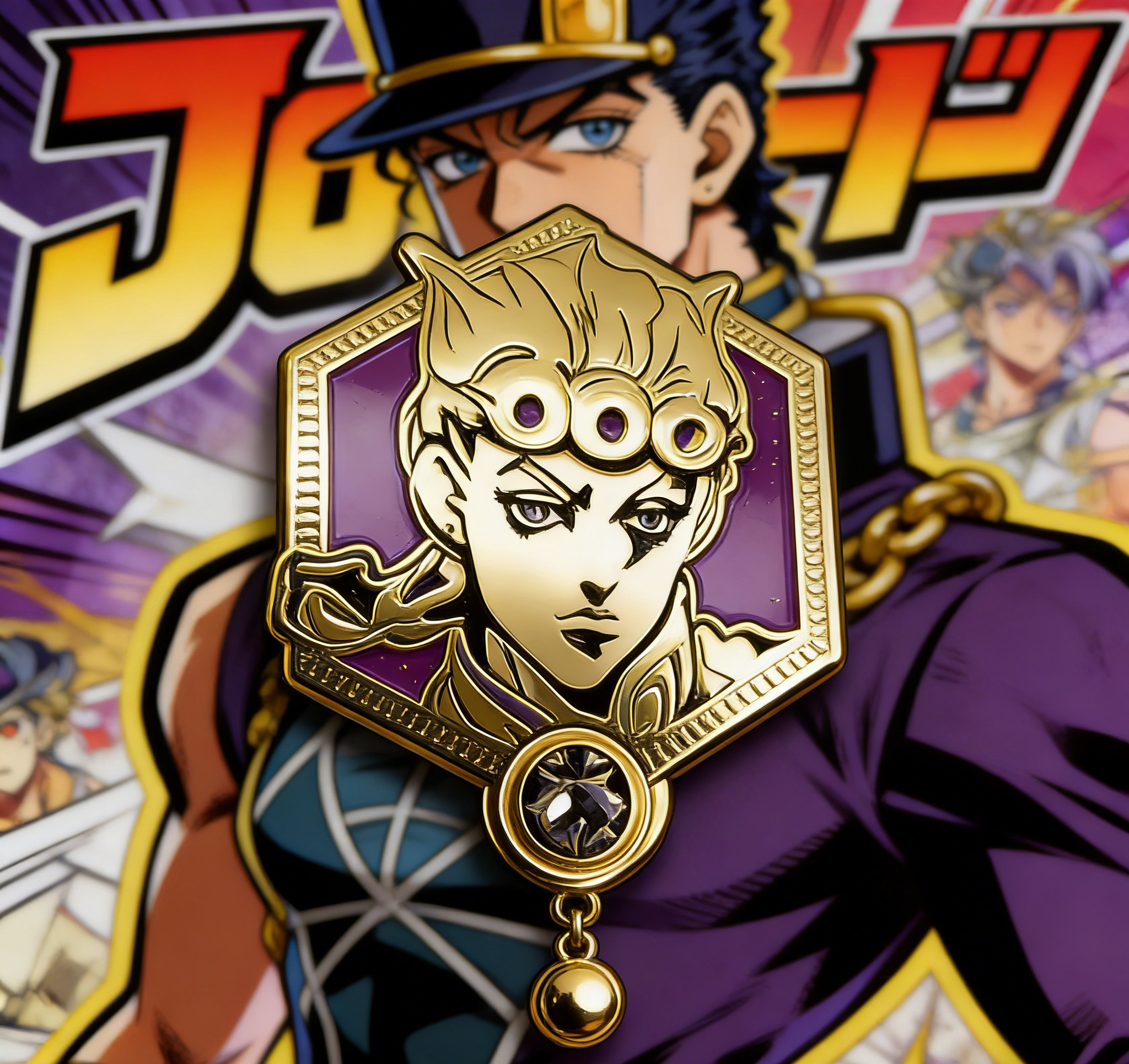 Jojo's Bizarre Adventure Giorno Mini Pin