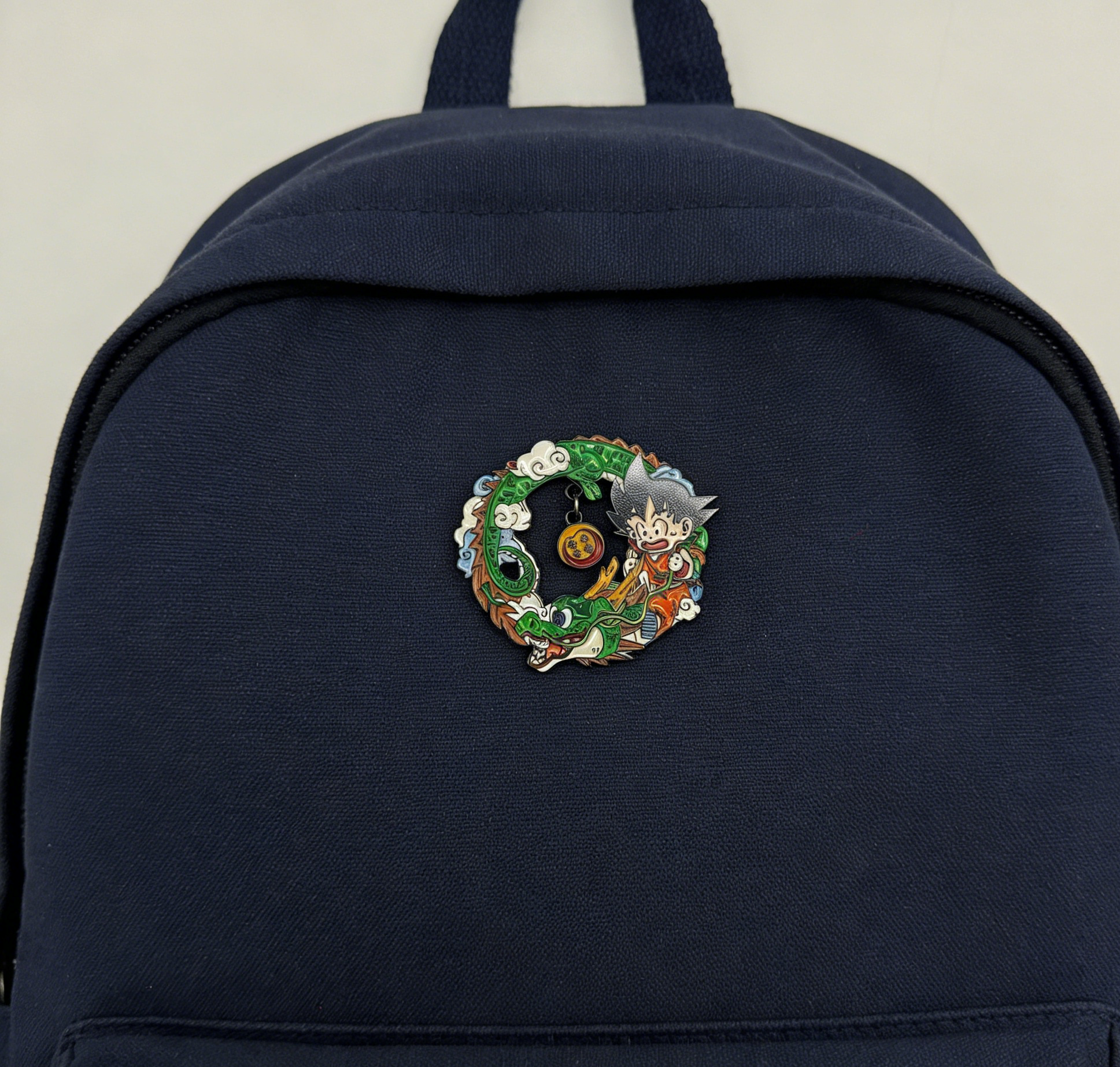 Dragon Ball Goku and Shenron with 4 Star Ball Pin