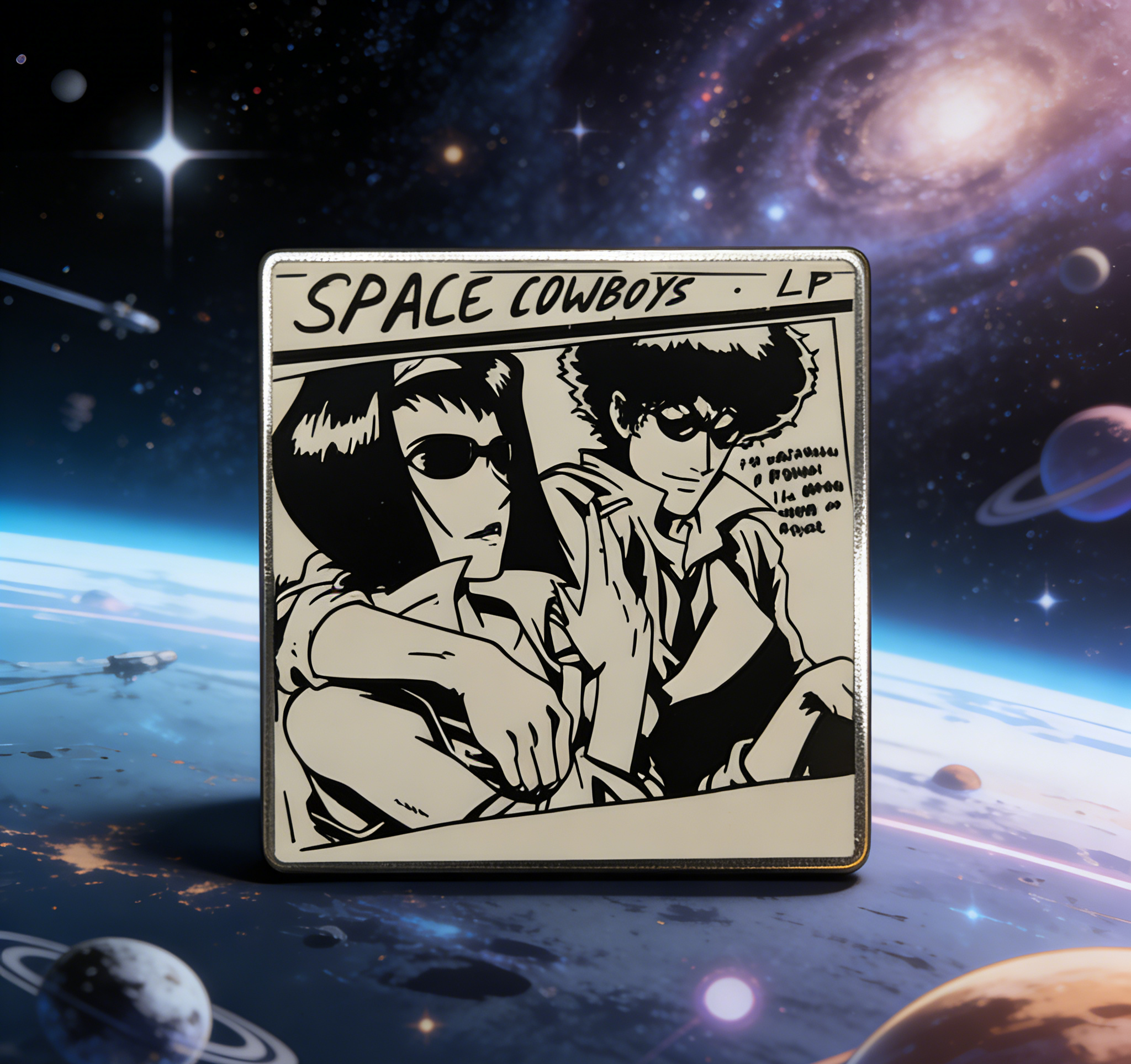 Cowboy Bebop Space Cowboy LP Pin