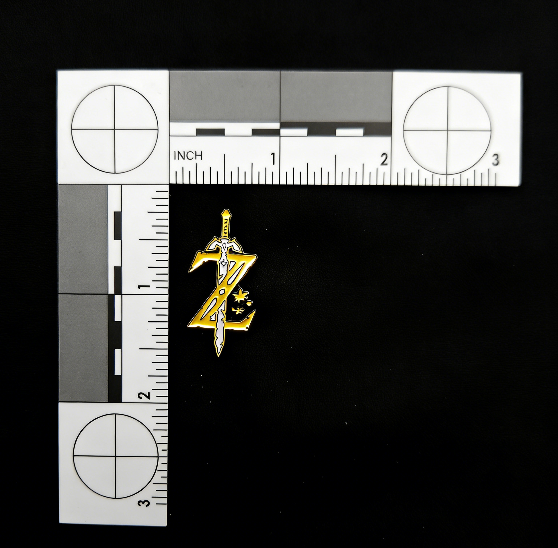 The Legend of Zelda Z and Sword Pin