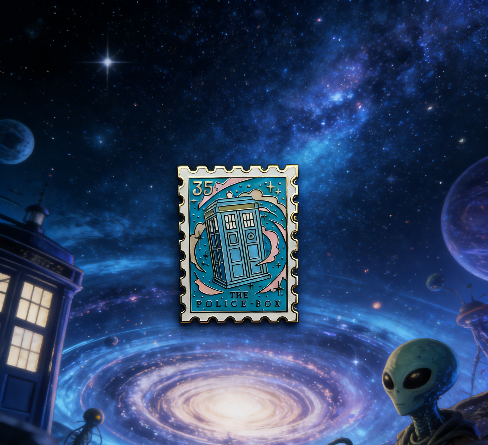 TARDIS Pin Collection
