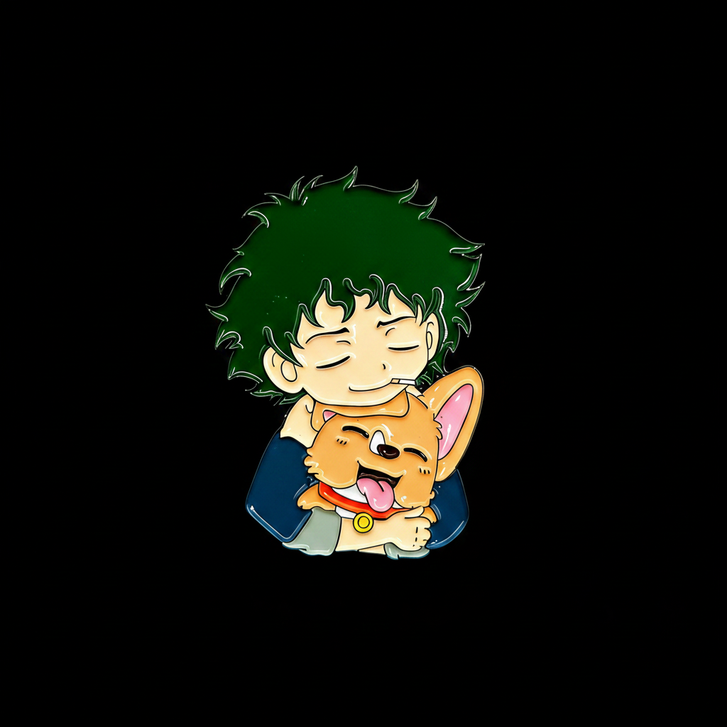 Cowboy Bebop Spike and Ein Pin