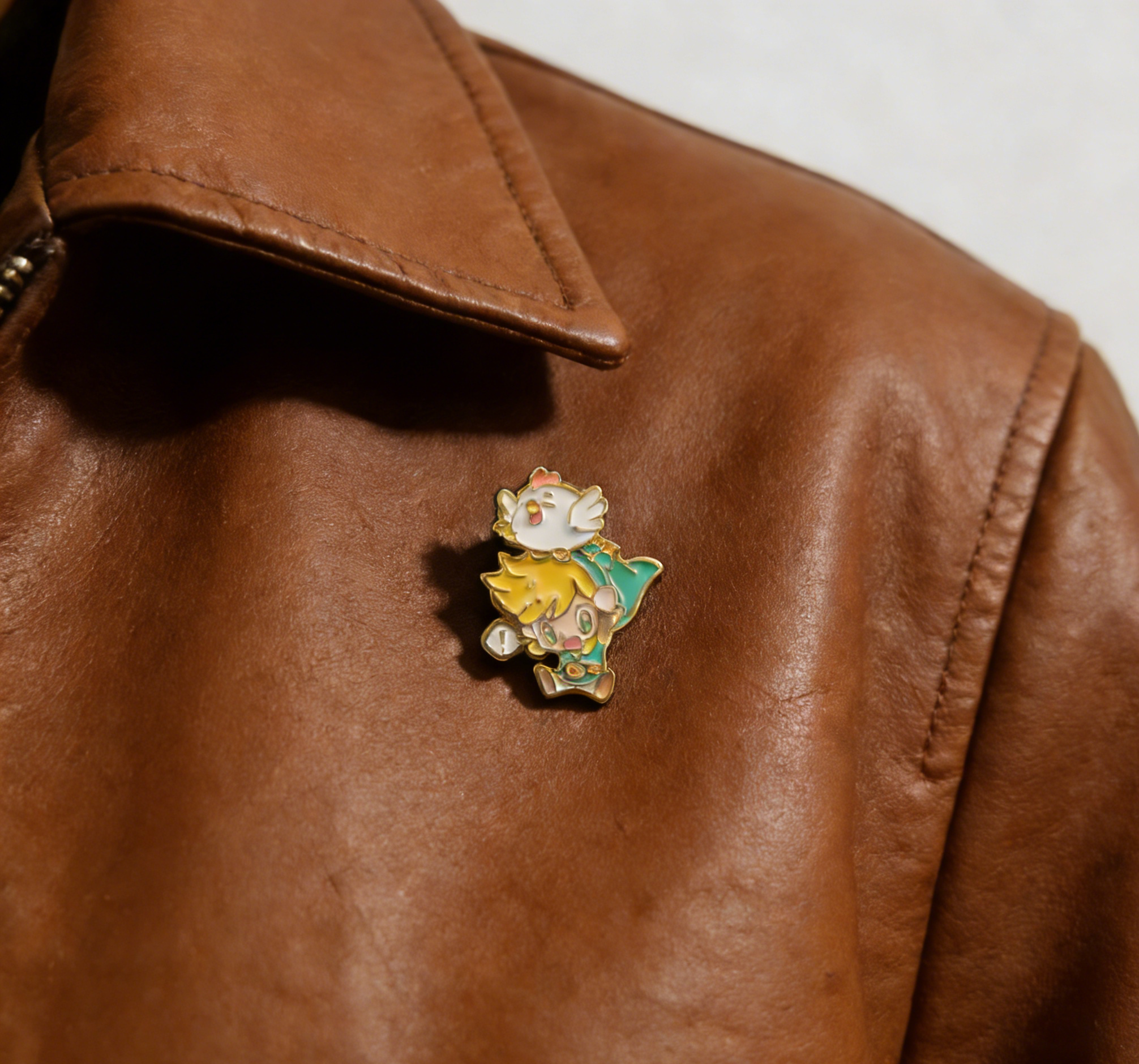 The Legend of Zelda Chibi Link and Chicken Pin