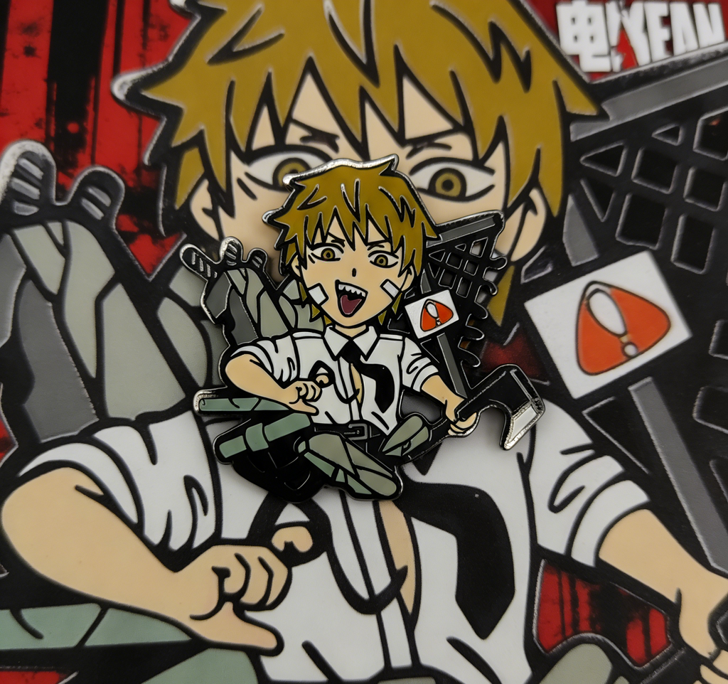 Chainsaw Man Denji Print Pin