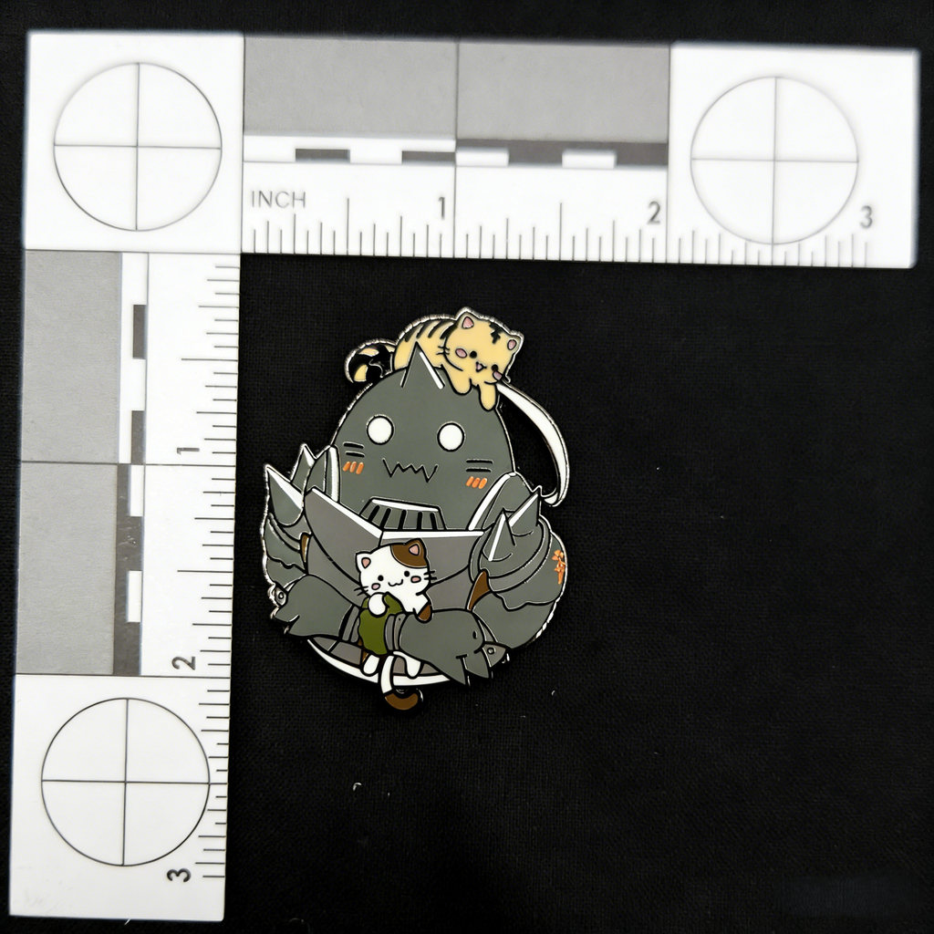 Full Metal Alchemist Alphonse with cats Pins
