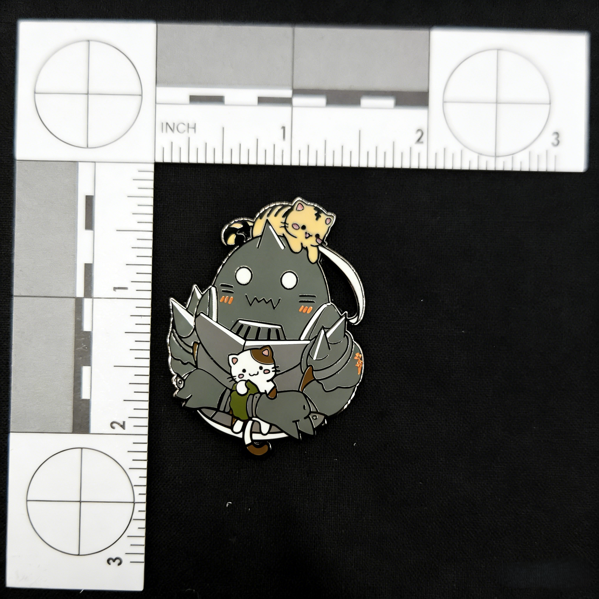 Full Metal Alchemist Alphonse with cats Pins