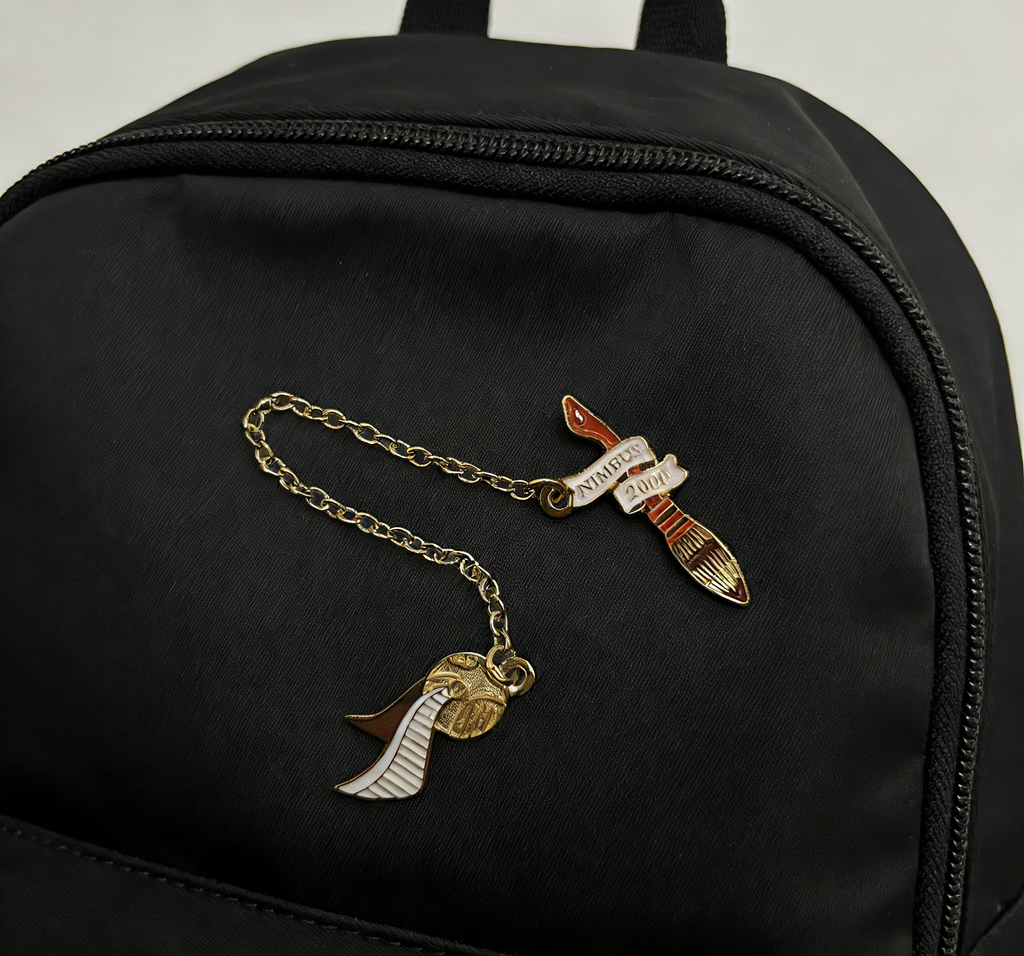 Harry Potter Nimbus 2000 and the Snitch Pin