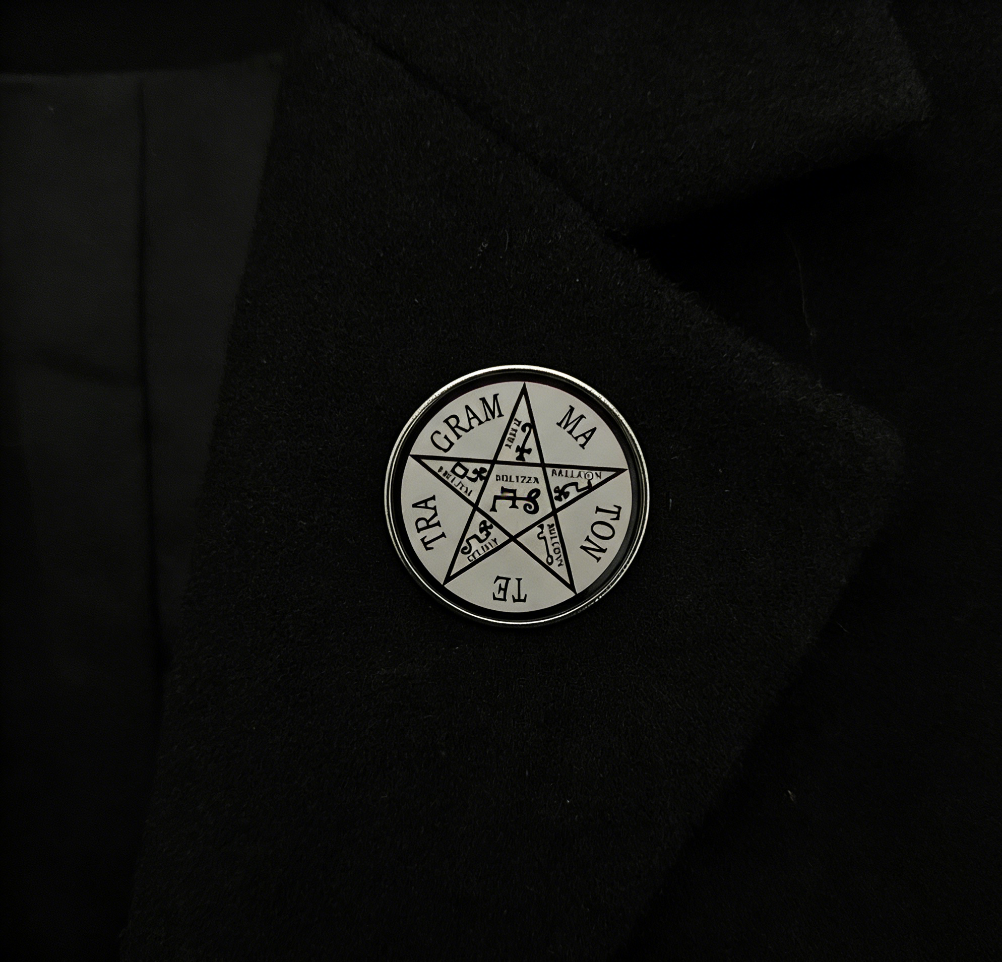 Black Butler Contract Symbol Pin