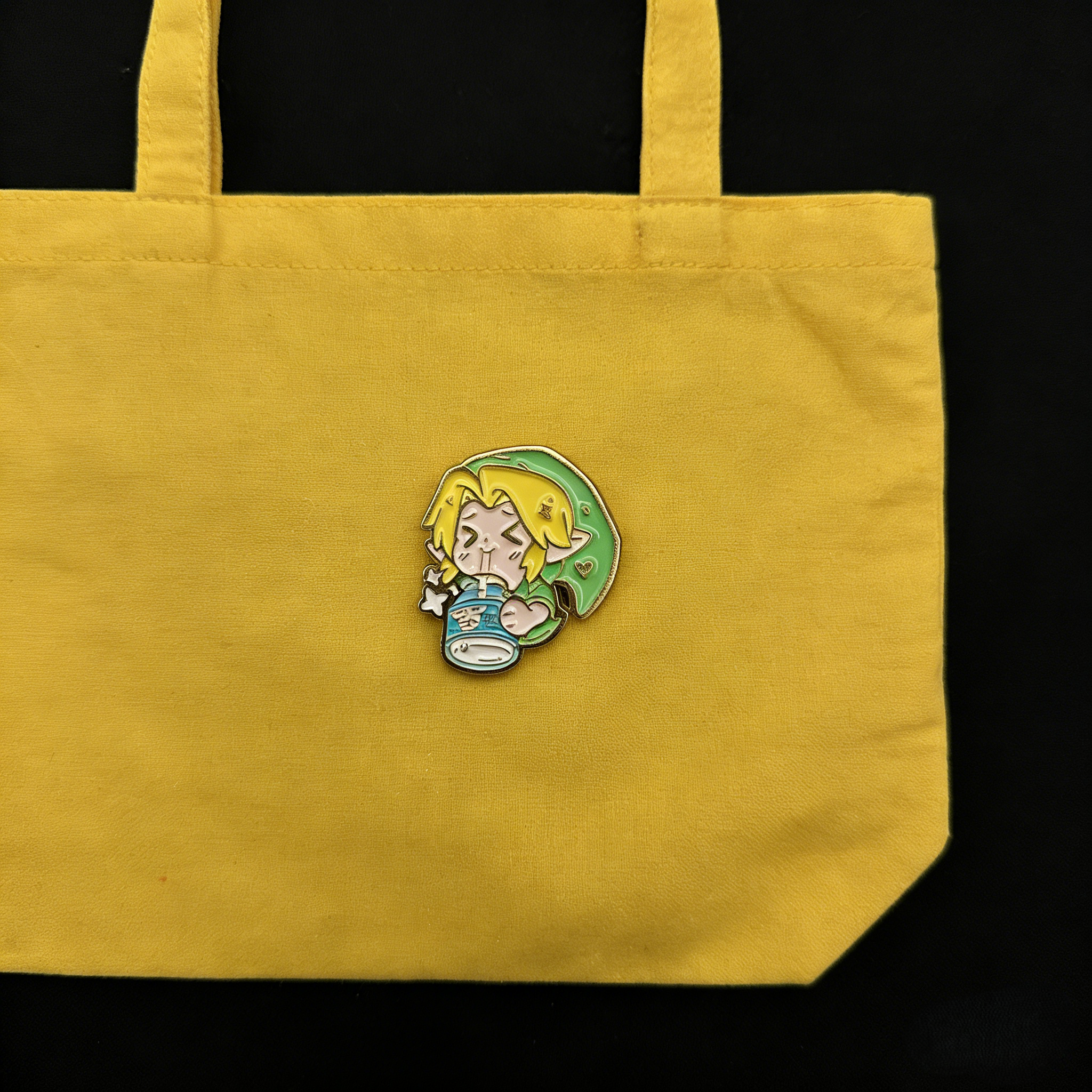 The Legend of Zelda Chibi Link and Yogurt Pin