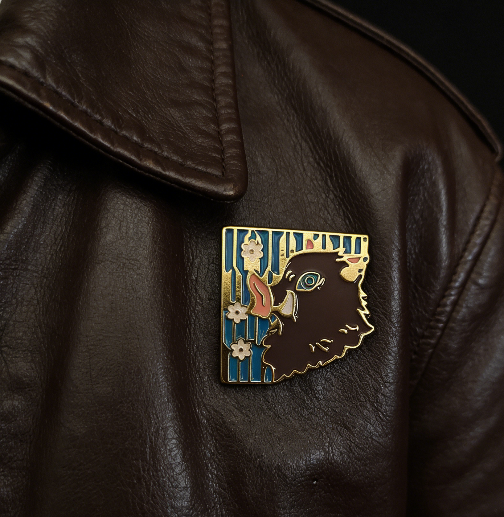 Demon Slayer Inosuke Helm Pin