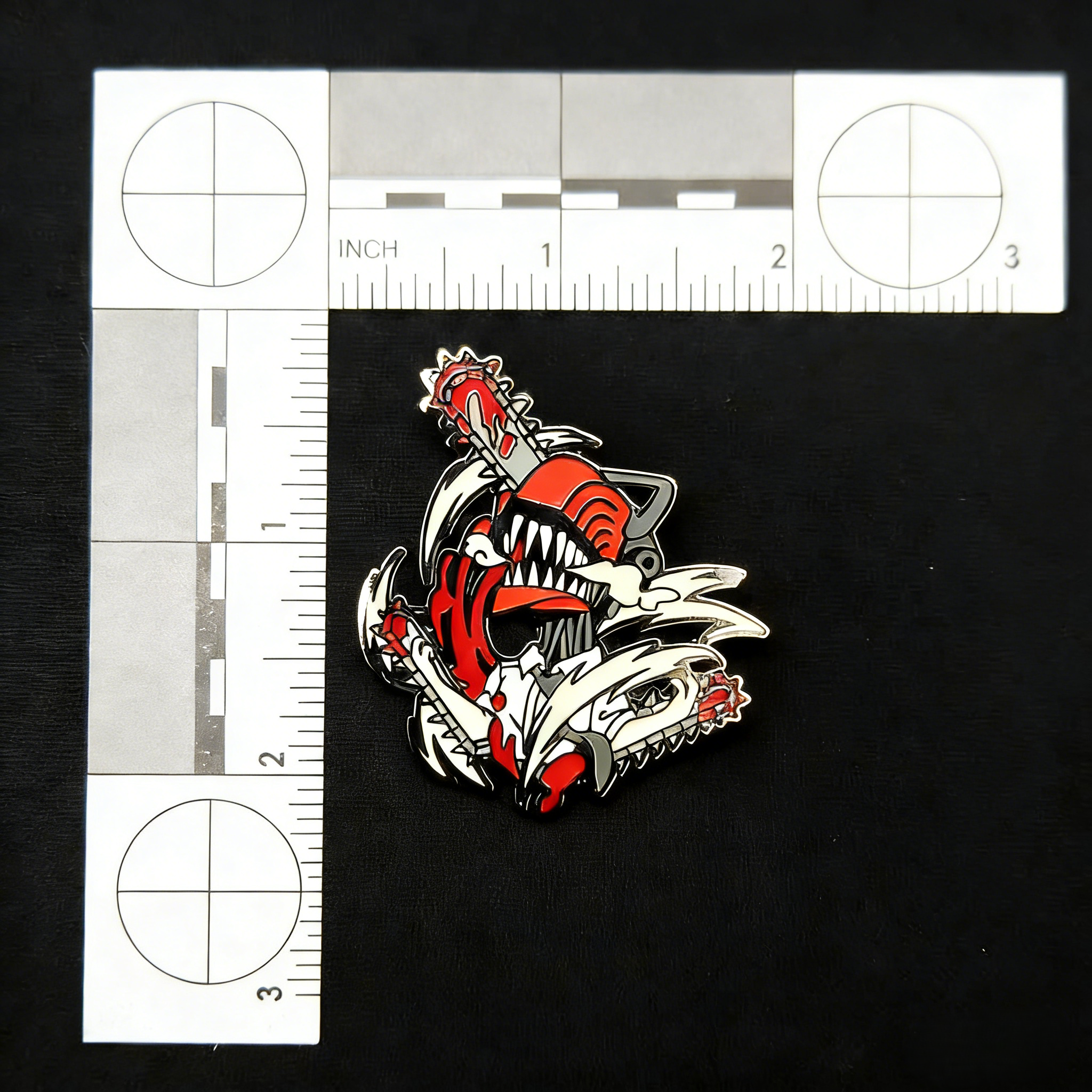 Chainsaw Man Chainsaw Print Pin