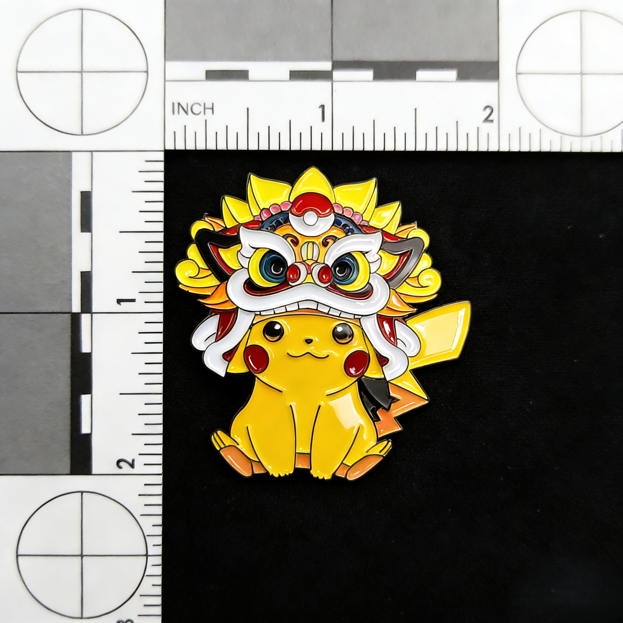 Pokemon Pikachu with Dragon Head Dress Pins