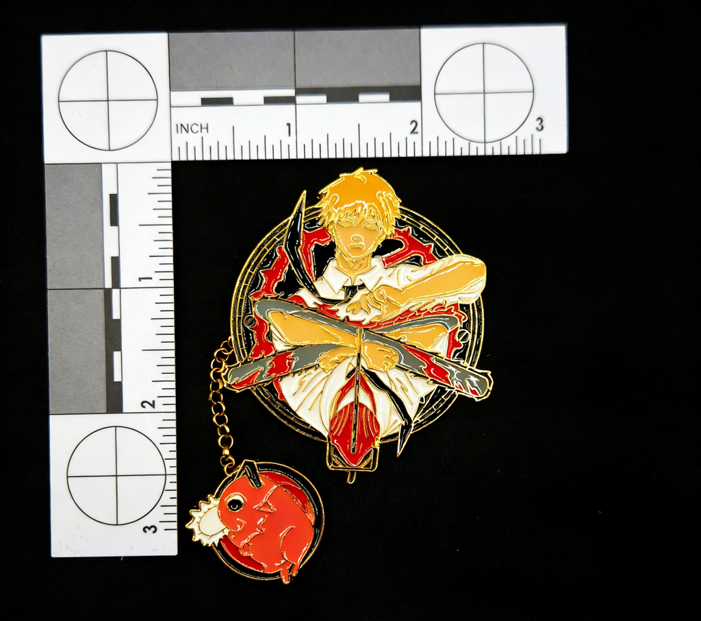 Chainsaw Man Chainsaw x Pochita Pin