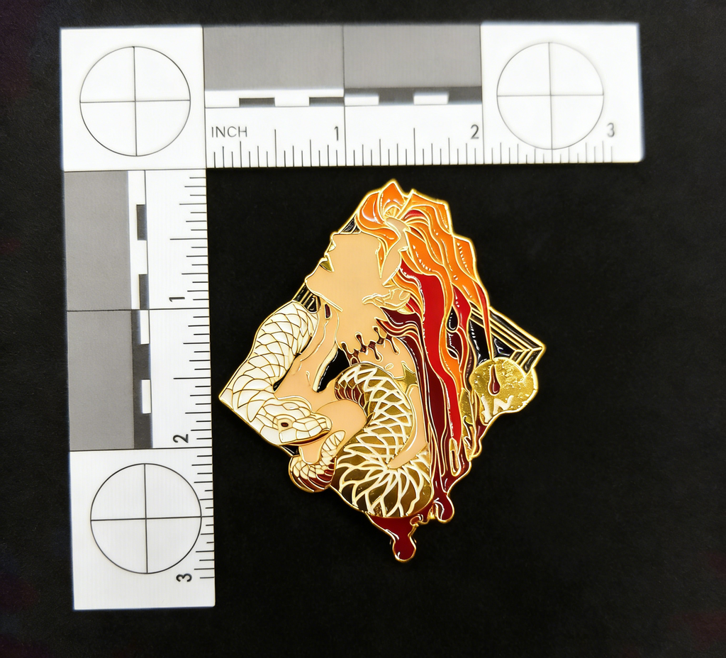 Jojo's Bizarre Adventure Jolyne With Snake Pin