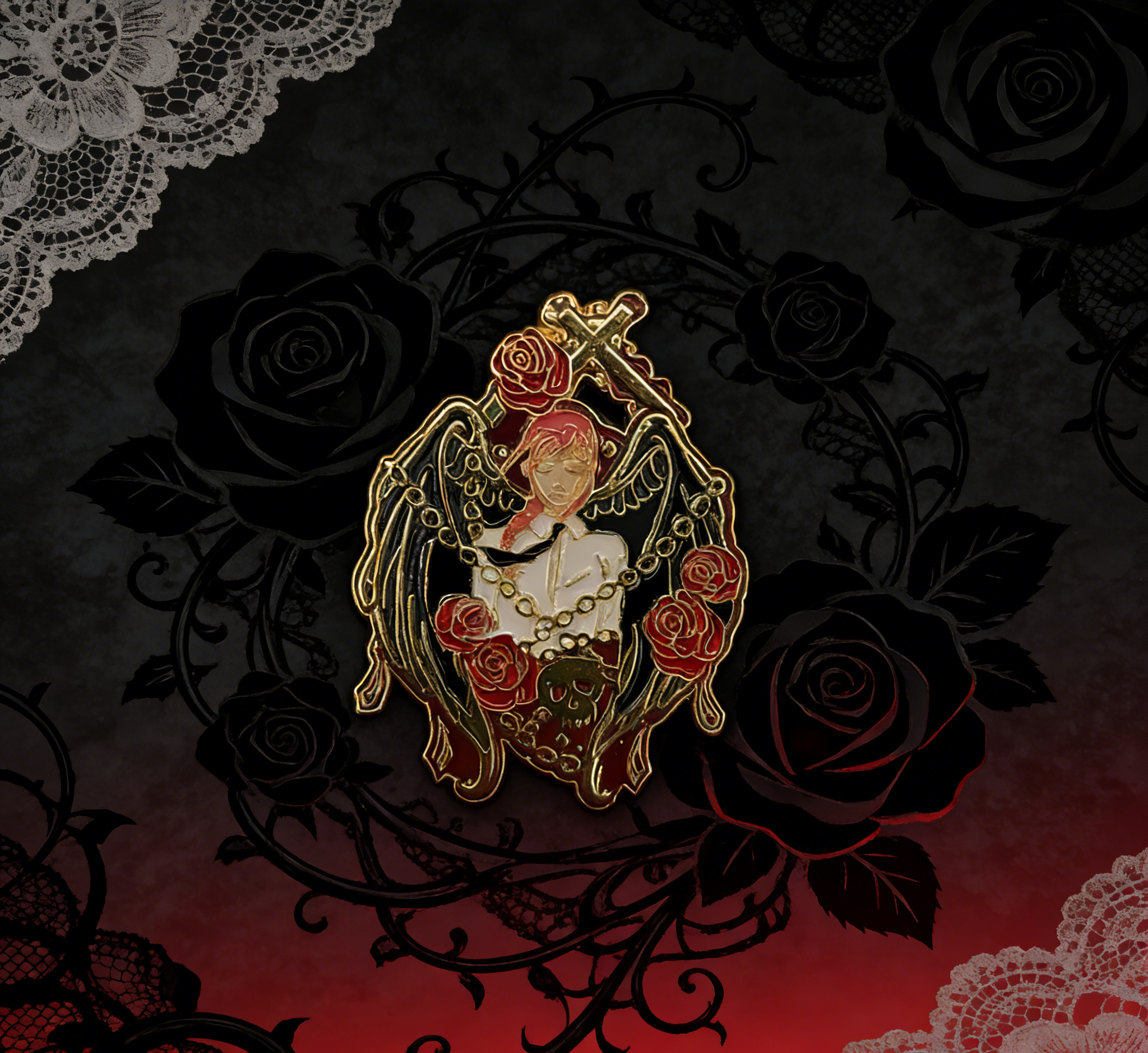 Chainsaw Man Makima Black Angel Pin