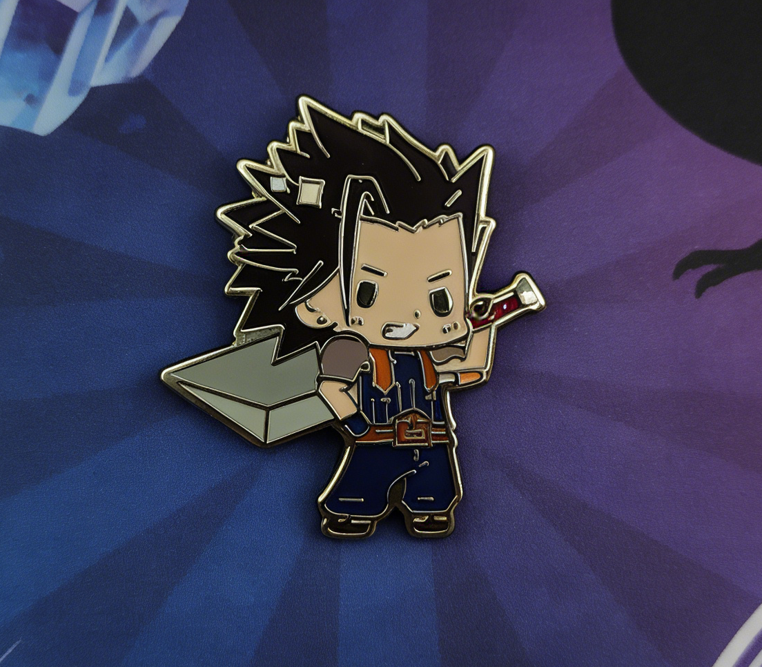 Final Fantasy FF7 Chibi Zack Pin