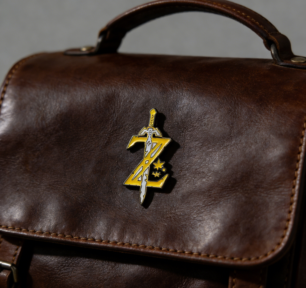 The Legend of Zelda Z and Sword Pin