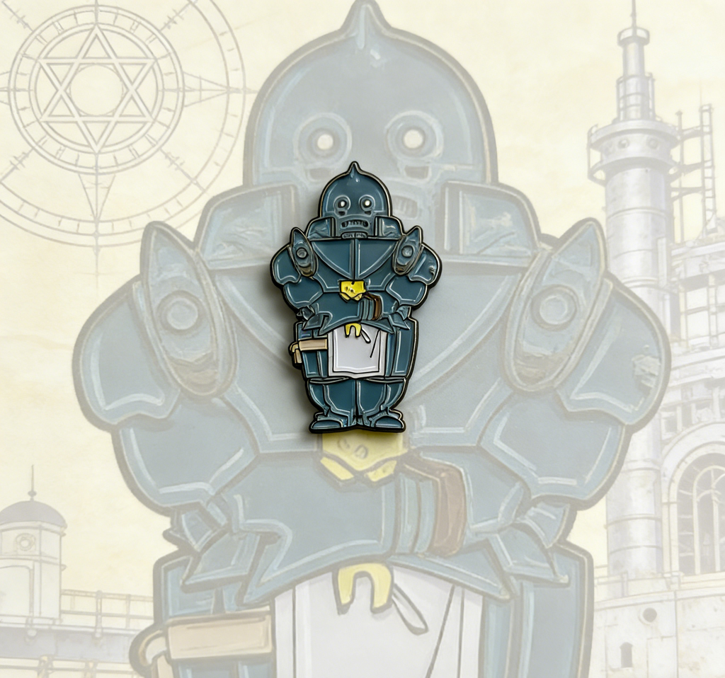 Full Metal Alchemist Alphonse with cats Pins