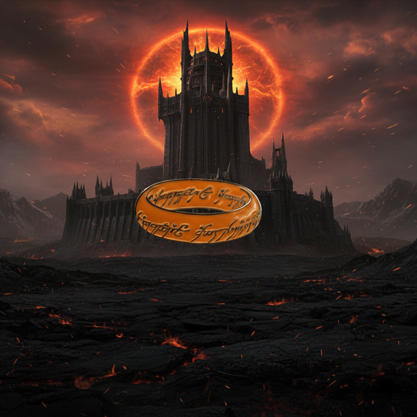 Lord of the Rings The One Ring Pin