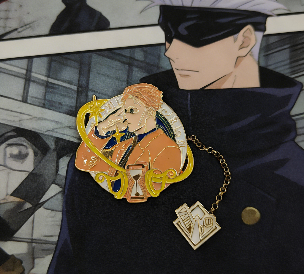 Jujutsu Kaizen Kento Pin with Chain