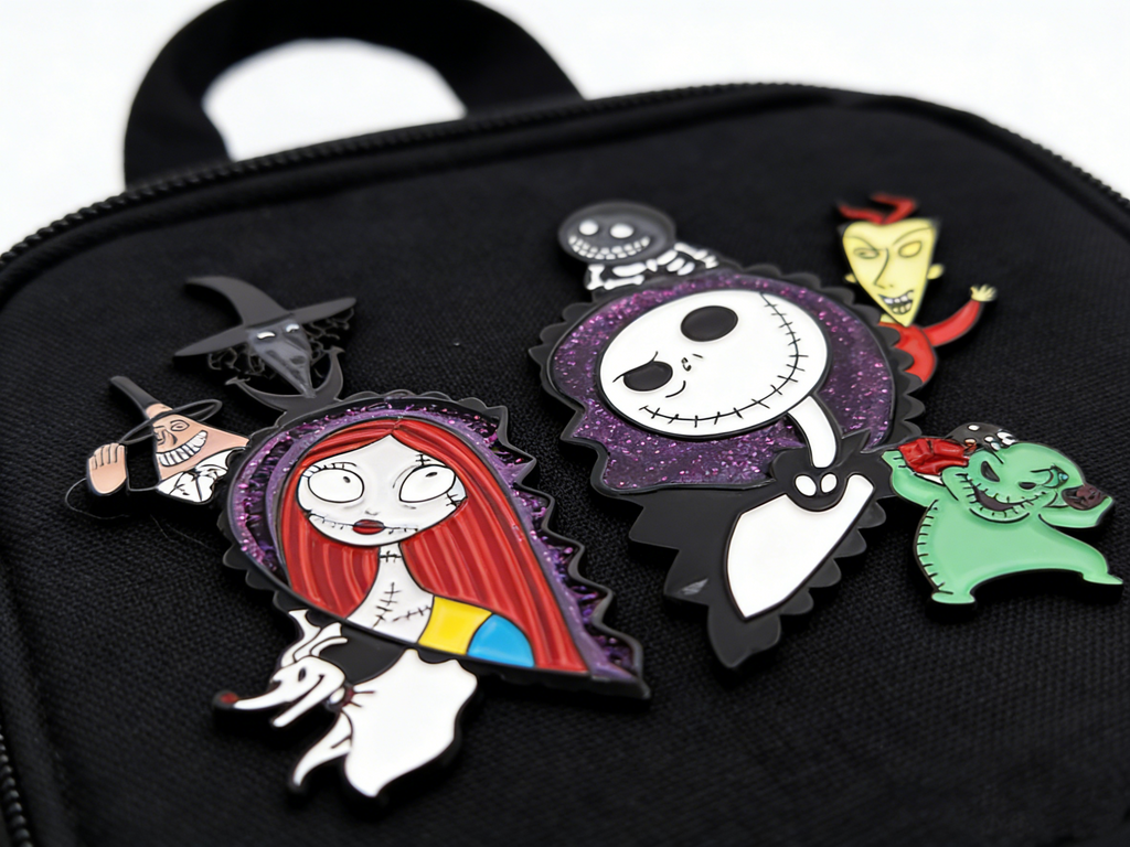Nightmare Before Christmas Jack and Sally Pin Set