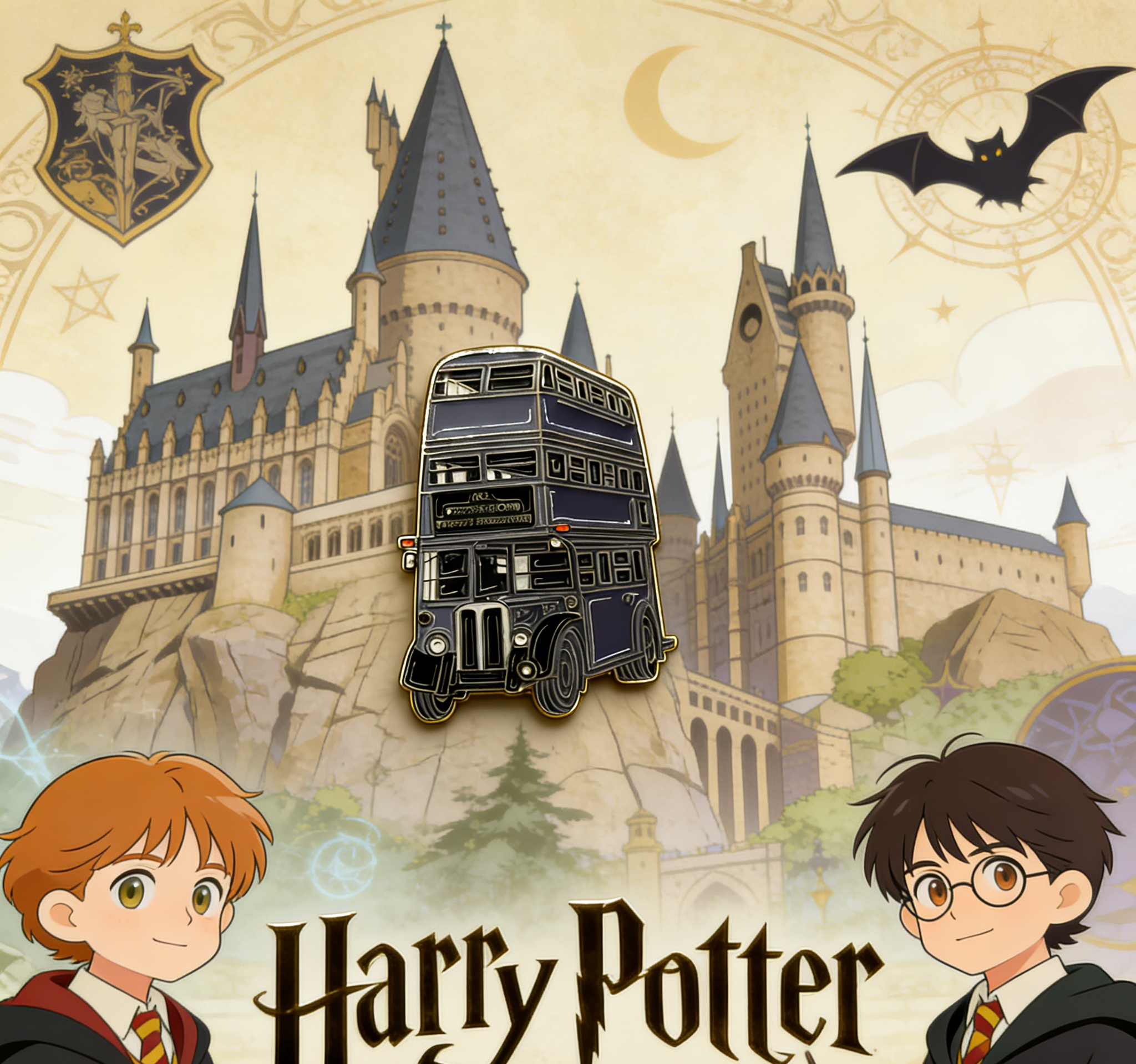 Harry Potter Knight Bus Pins