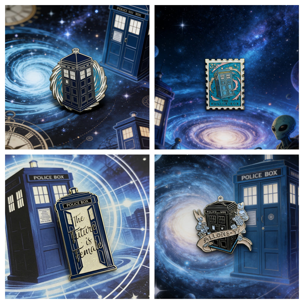 TARDIS Pin Collection