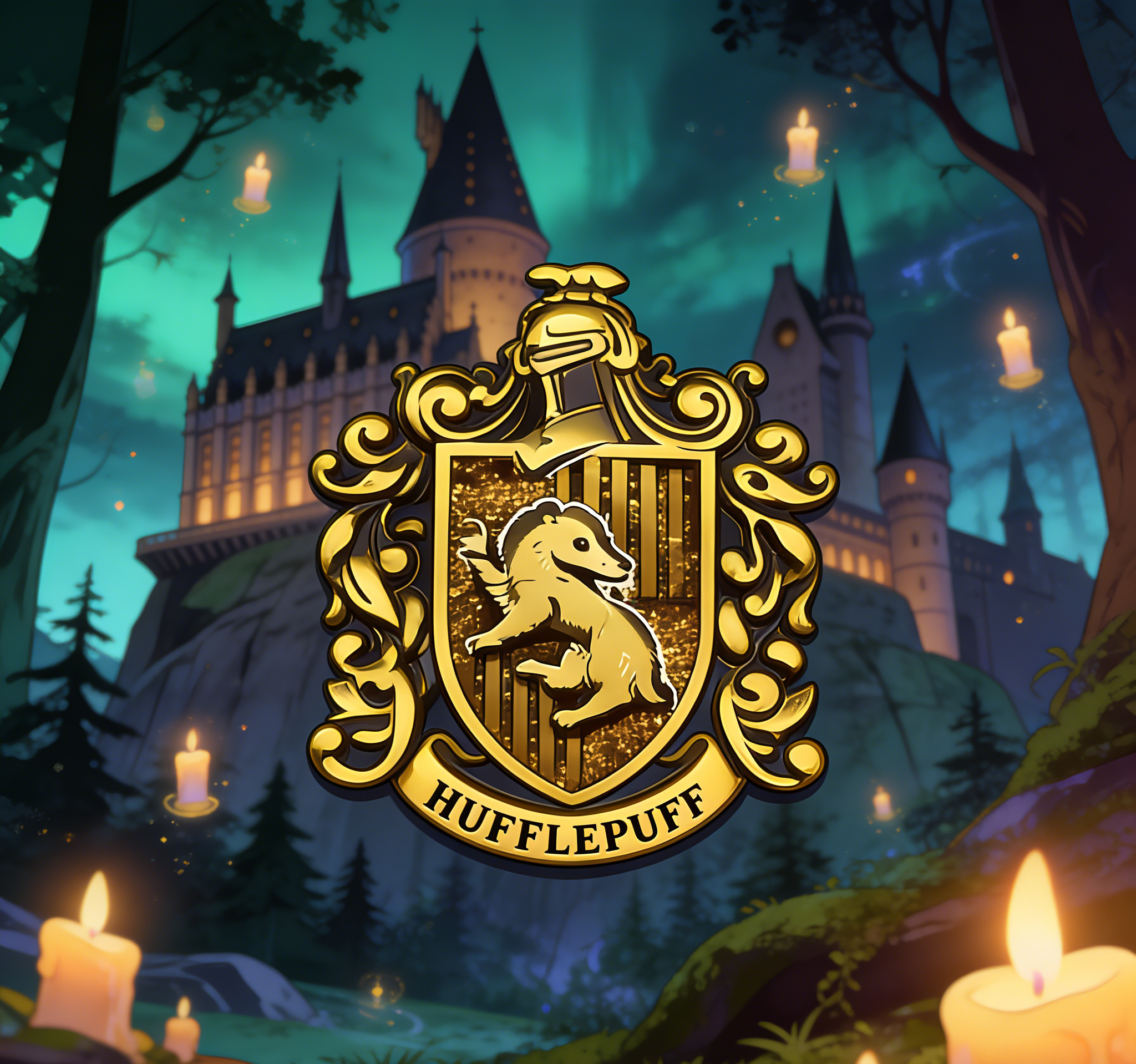 Harry Potter Hogwarts School Badges