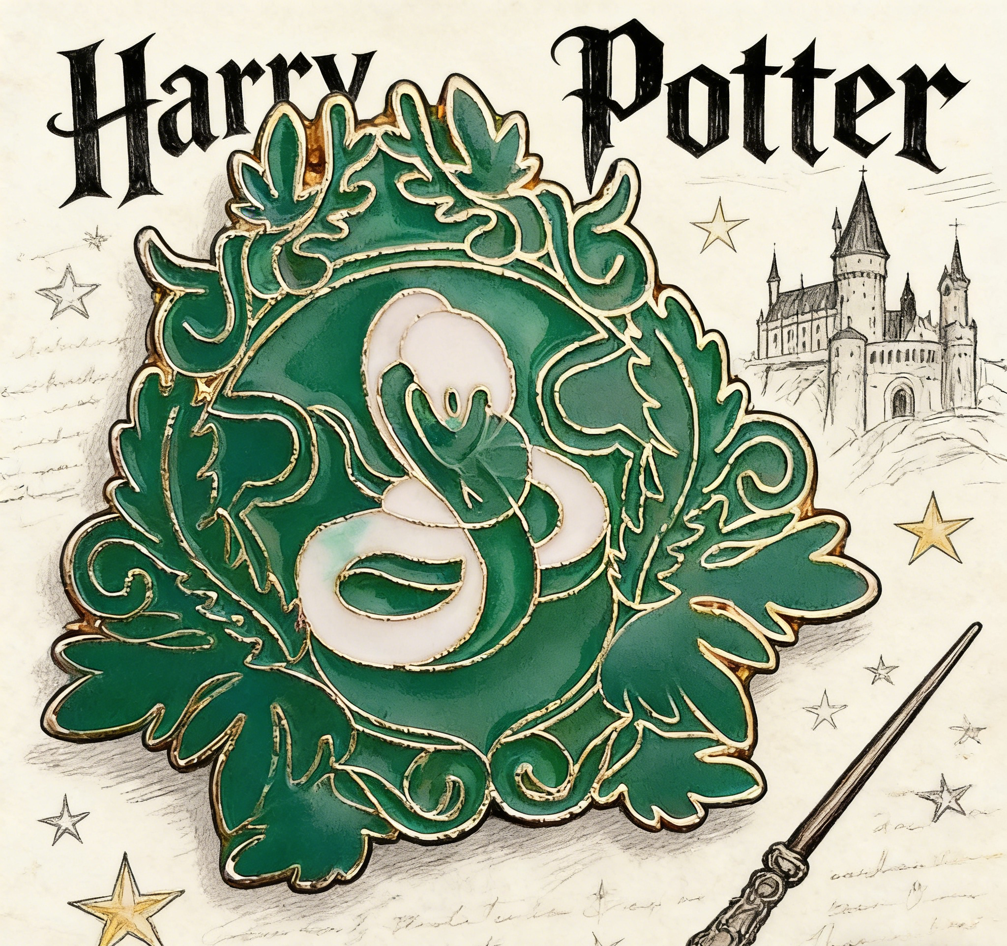 Harry Potter Slytherin Pin