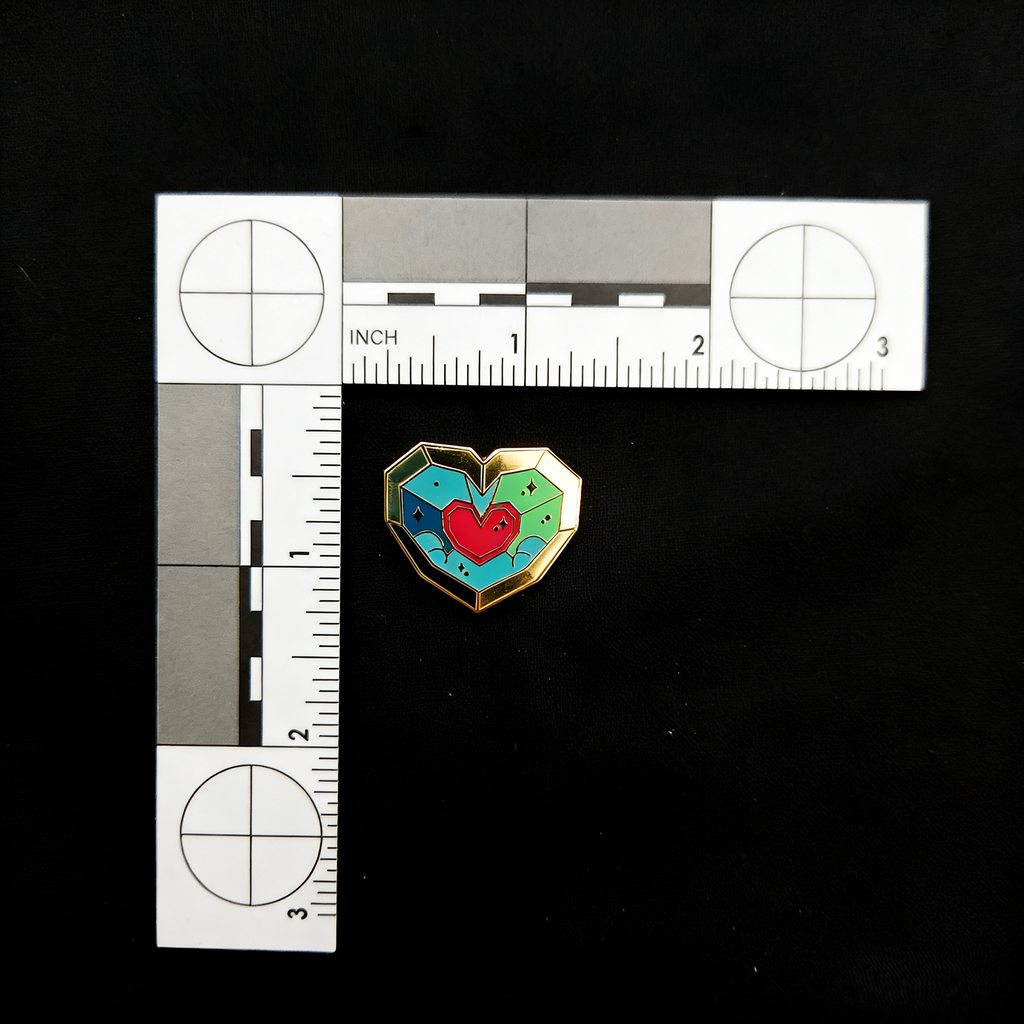 The Legend of Zelda Heart Container Pin