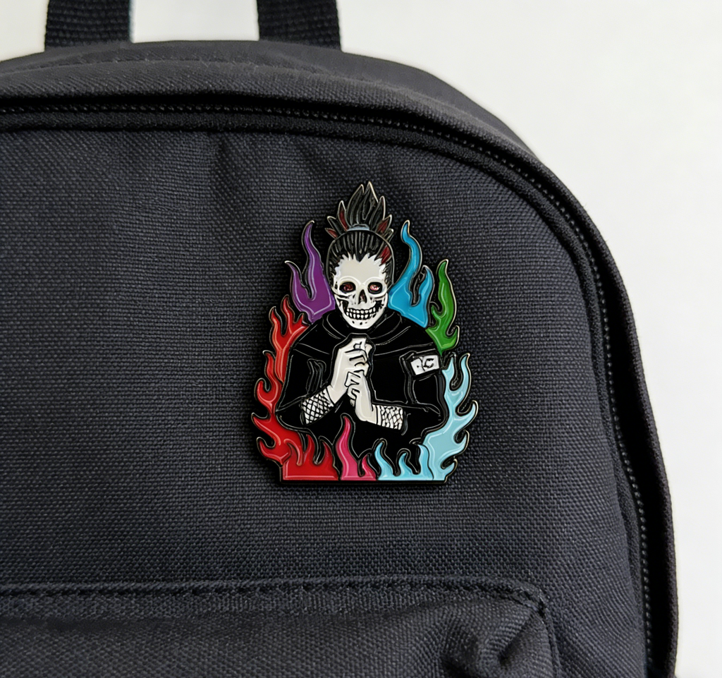 Naruto Shikamaru Colored Flames Pins