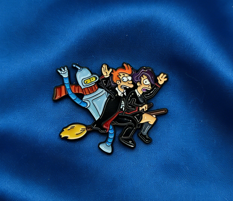 Futurama Harry Potter Futurama Crossover Pin